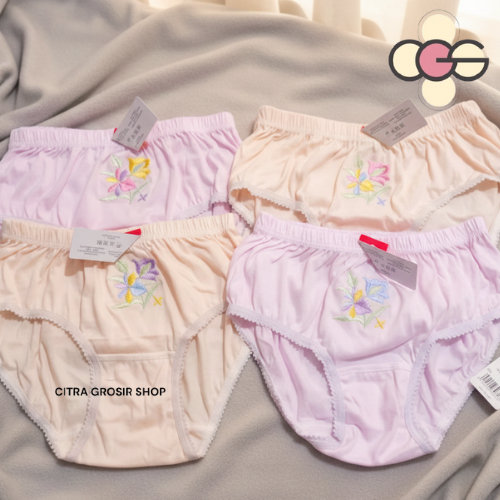 [3 & 6 Pcs] CD Bordir Golden Nick / Sablon Golden Nick / Celana Dalam Golden Nick