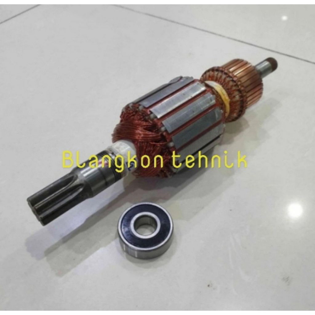 ARMATURE ANGKER JACK HAMMER WIPRO W6164 ARMATURE MESIN BOR BOBOK WIPRO W 6164 BULL