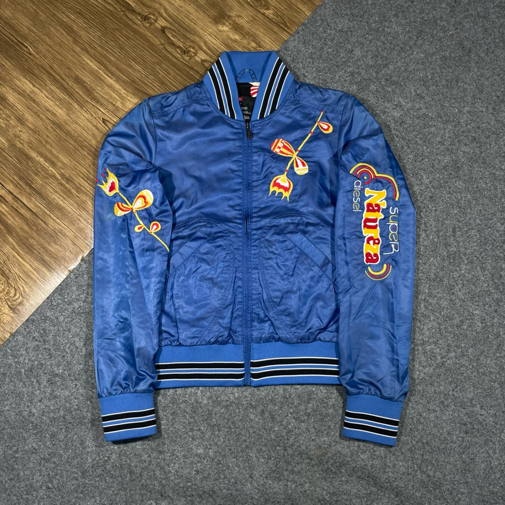 Jaket bomber sukajan Diesel vintage second