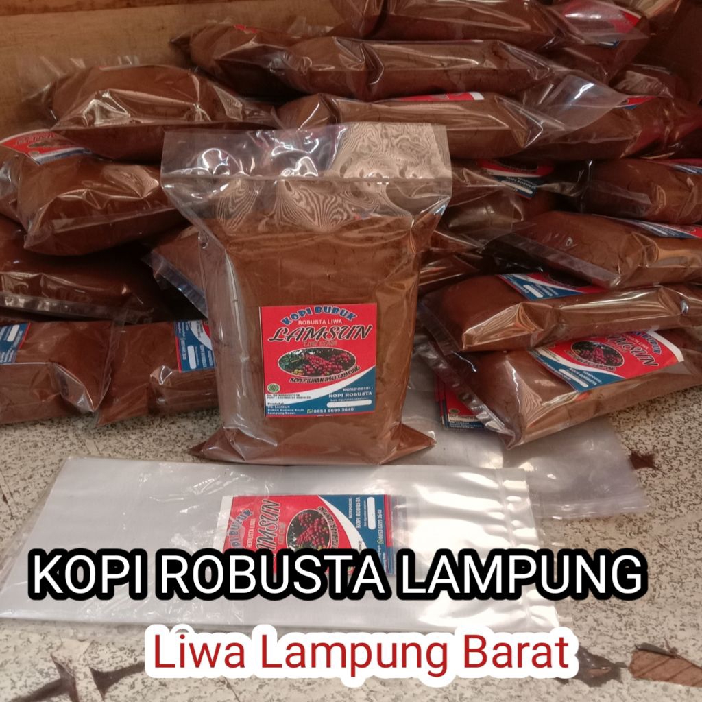 Kopi Murni Robusta Lampung, Liwa Lampung Barat 500g