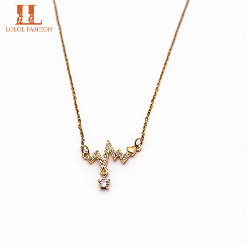 LOLOL FASHION Kalung Titanium Anti Karat Simple Minimalis