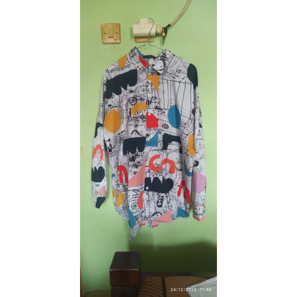 Preloved Kemeja Doodle Calla The Label