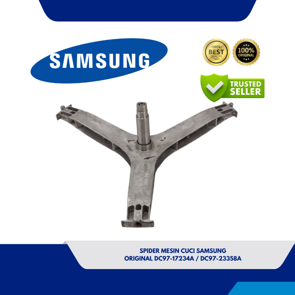 SPIDER CROSSPIECE SEGITIGA MESIN CUCI SAMSUNG WW80T504DTT ORIGINAL DC97-17234A PART PENGANTI ( DC97-