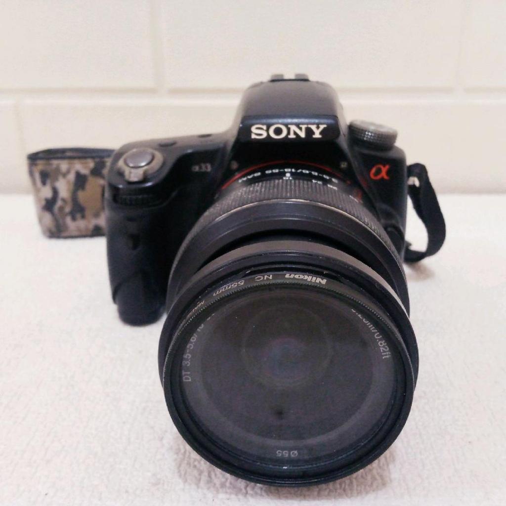 Sony a33 lensa18-55mm kamera DSLR camera second