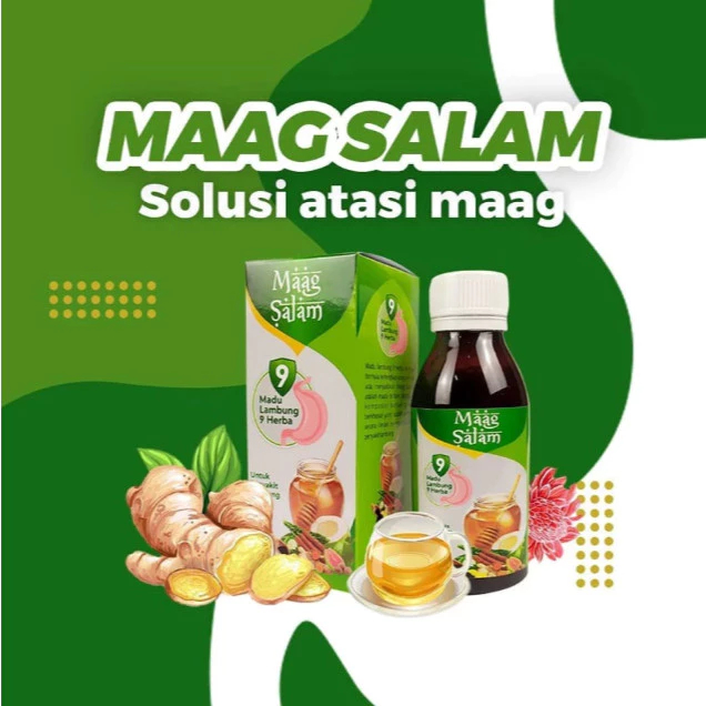 Madu Herbal Salam Herbal Original | Madu Maag Alami, Baik untuk Lambung