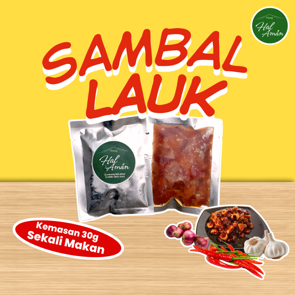 Sambal Lauk Ayam Suwir Cumi Ati Tongkol Dendeng Sapi