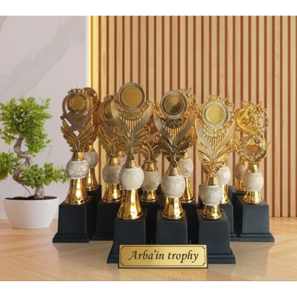 Piala 1 set juara 123 termurah marmer