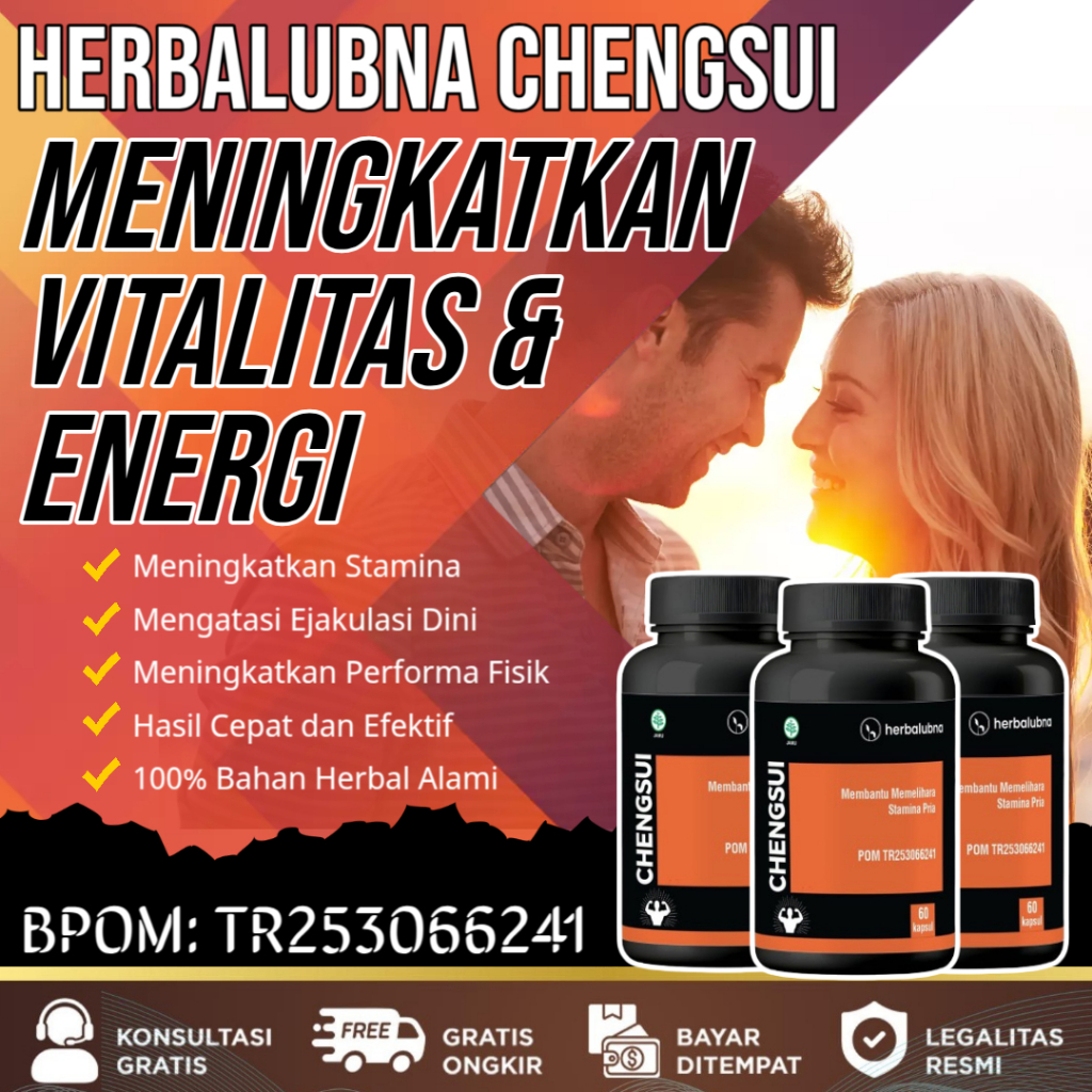HERBALUBNA CHENGSUI Suplemen Obat Kuat Herbal Membantu Menjaga Stamina Pria Dewasa Lebih Tahan Lama