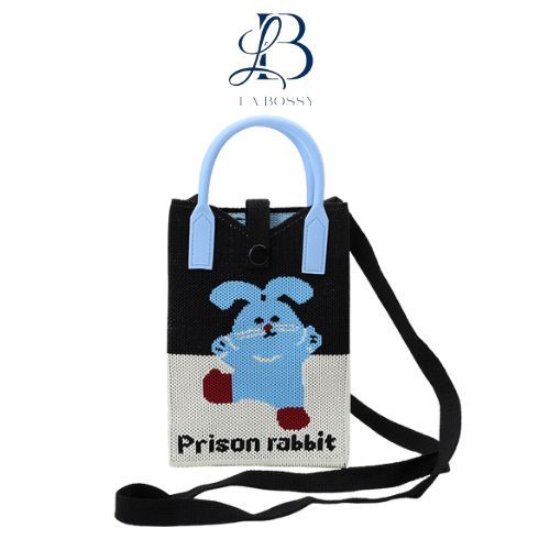 La Bossy Fashion Tas Phone Korean Fashion Simple Bag Knot Bag Bahan Rajut Style Knitted Bag