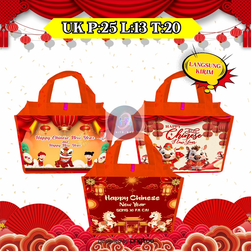 READY STOCK Tas Imlek Custom Muat KFC TAS HAMPERS IMLEK MUAT KFC/TAS IMLEK SPUNBOND/TAS IMLEK 2026/T