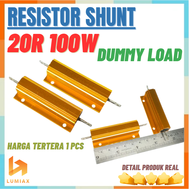 Resistor / Dummy Load / Shunt 100 W 20 Ohm 100w 20r RShunt Softstar