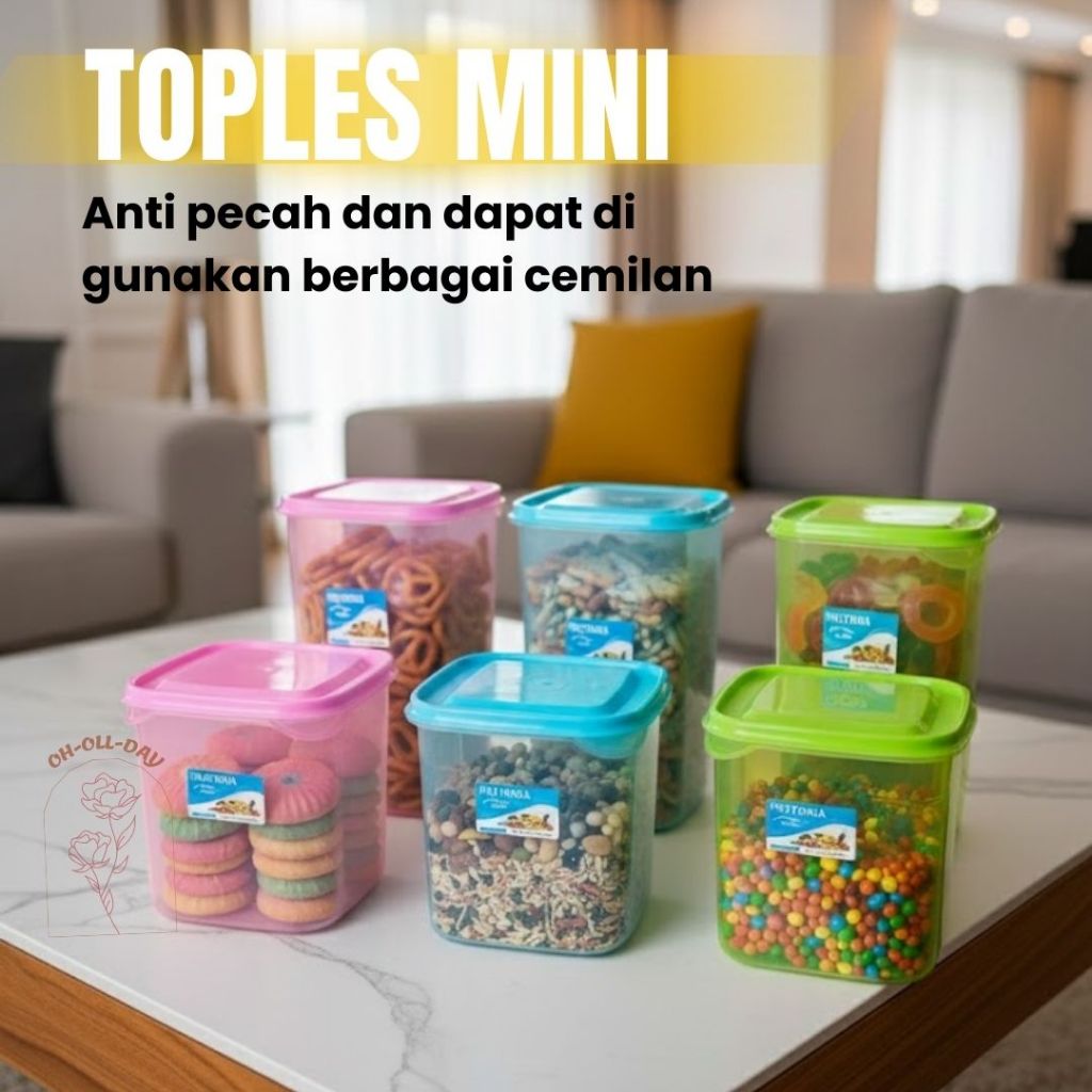 TOPLES PLASTIK ZAYN MUTIARA / KOTAK BUMBU / WADAH BUMBU SEALWARE DAPUR / KOTAK BUMBU WARNA / TOPLES 