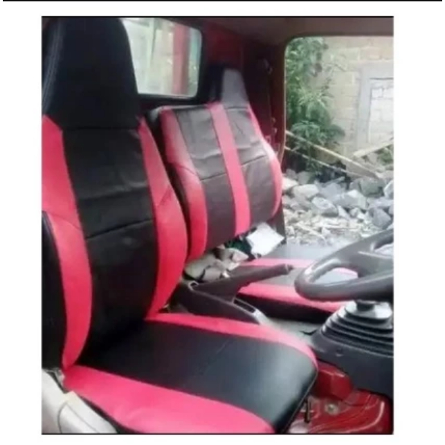 Kulit jok mobil truk elf NHR 55 / Cover jok mobil truk ISUZU traga / sarung jok mobil truk isuzu ELF