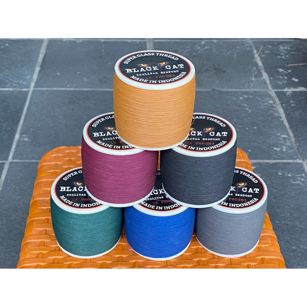Senar Gelasan Black Cat/ 0,18/ 3000yard /Layangan / Benang  / Benang Gelasan / Benang Layangan / sen