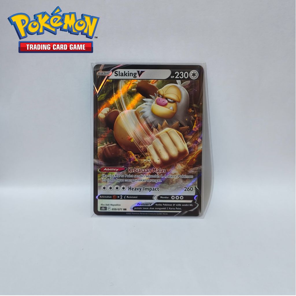 Slaking V (RR) s10bI - Kartu Pokemon TCG Indonesia