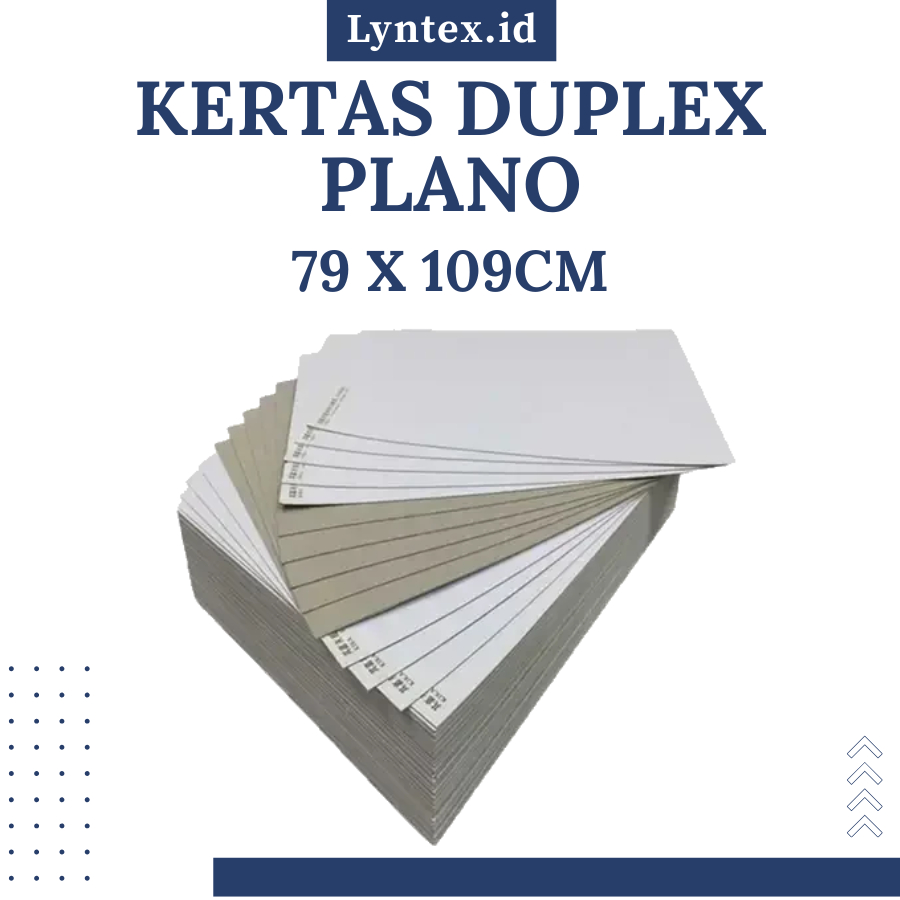 Kertas Duplex (Harga 5 Lembar) Ukuran Plano