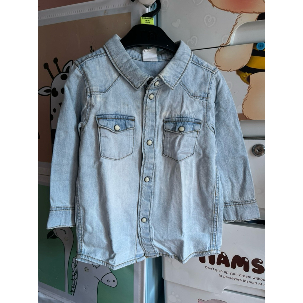 kemeja anak laki laki h&m hnm