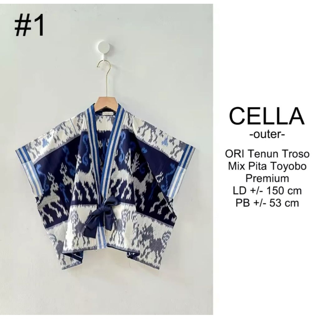 outer tenun atasan - outer tenun pesta - outer tenun wanita - outer tenun