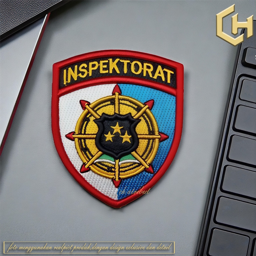 BORDIR TIMBUL LOGO INSPEKTORAT/BORDIR 3D TIMBUL PDL INSPEKTORAT