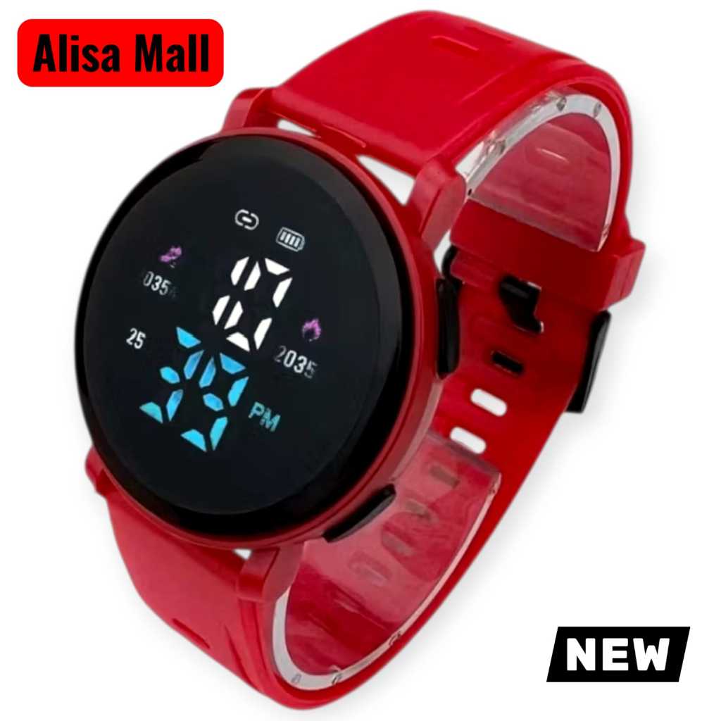 Jam Tangan Laki Laki - Anti Air Digital Led Keren Remaja Dewasa Sporty Look Jam Tangan Cowo