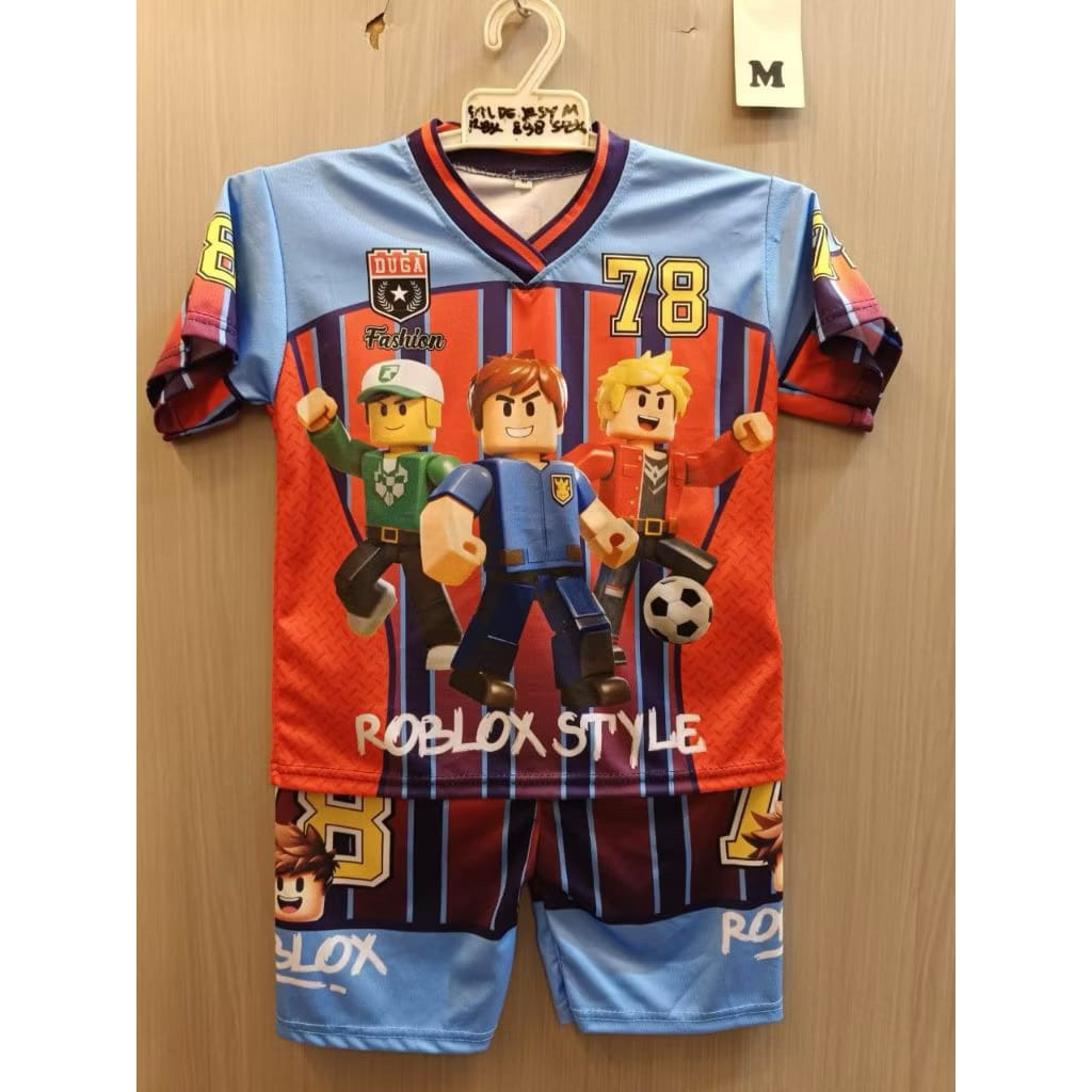 setelan Jersey anak game roblox printing