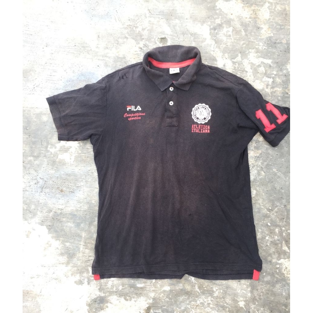 kaos polo second, kaos polo brand