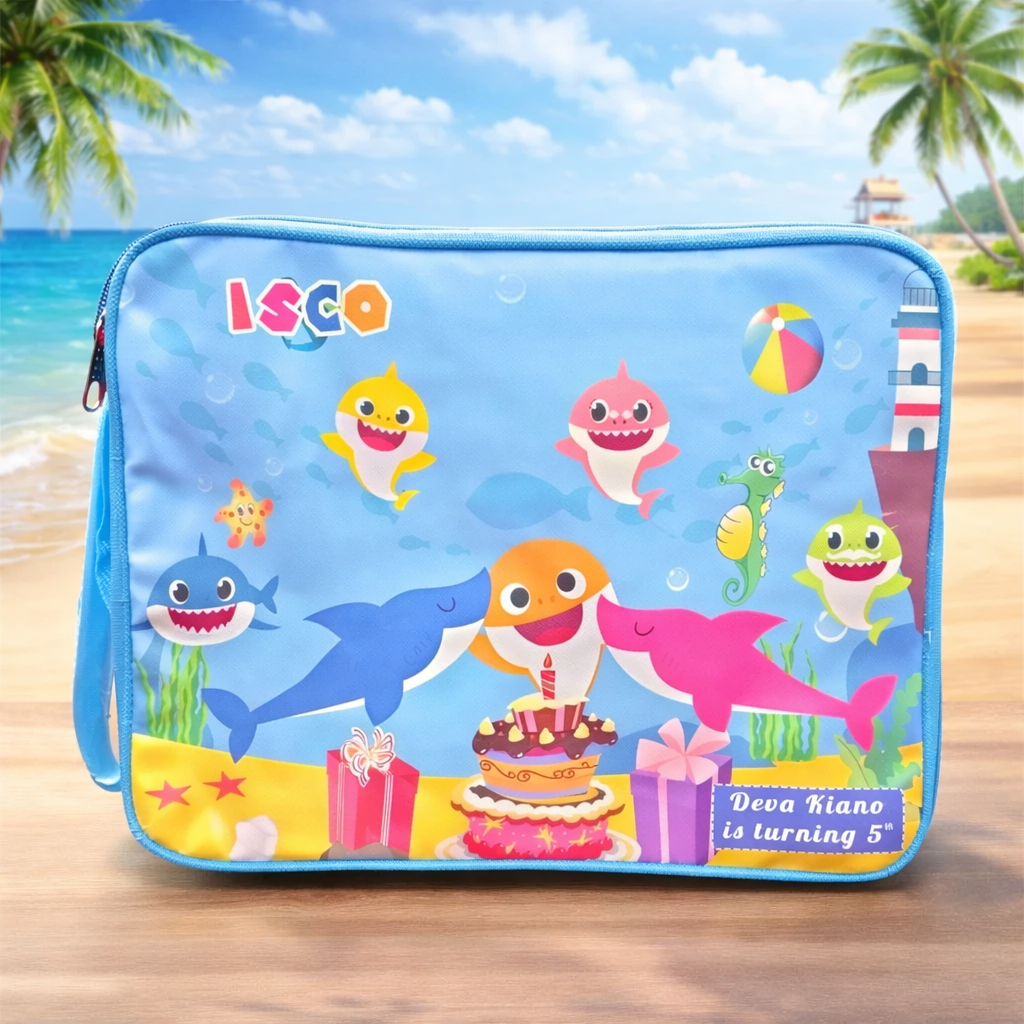 AA Tas Selempang Ulang Tahun Anak Ultah Anak Tas Kado Desain Costum