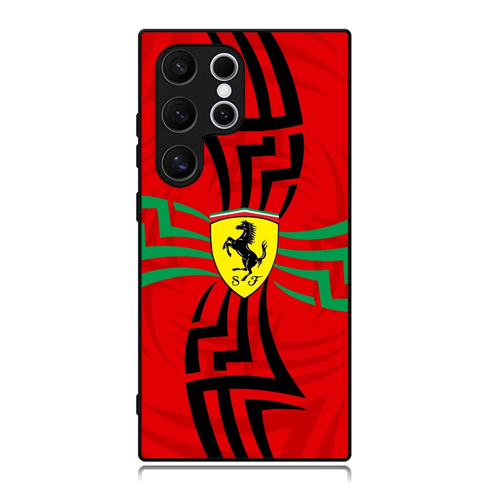 Samsung Case S25 S24 S23 S22 S21 S20 S9 S8 S7 S6 Ultra Plus FE Edge Softcase Scuderia Ferrari-1