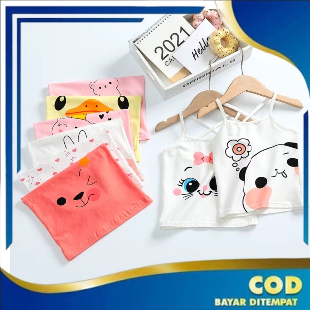 Tanktop Anak Perempuan Singlet Dalam Anak Kaos Kutang Bayi Kaos Bayi BJA005