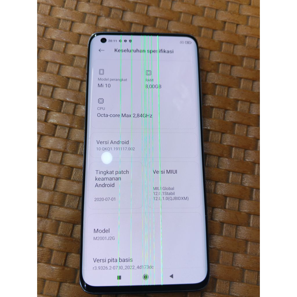 Xiaomi mi 10 5g 8/256 normal minus