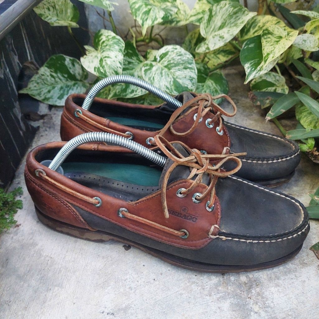sepatu kulit second sebago  size 43(28cm)