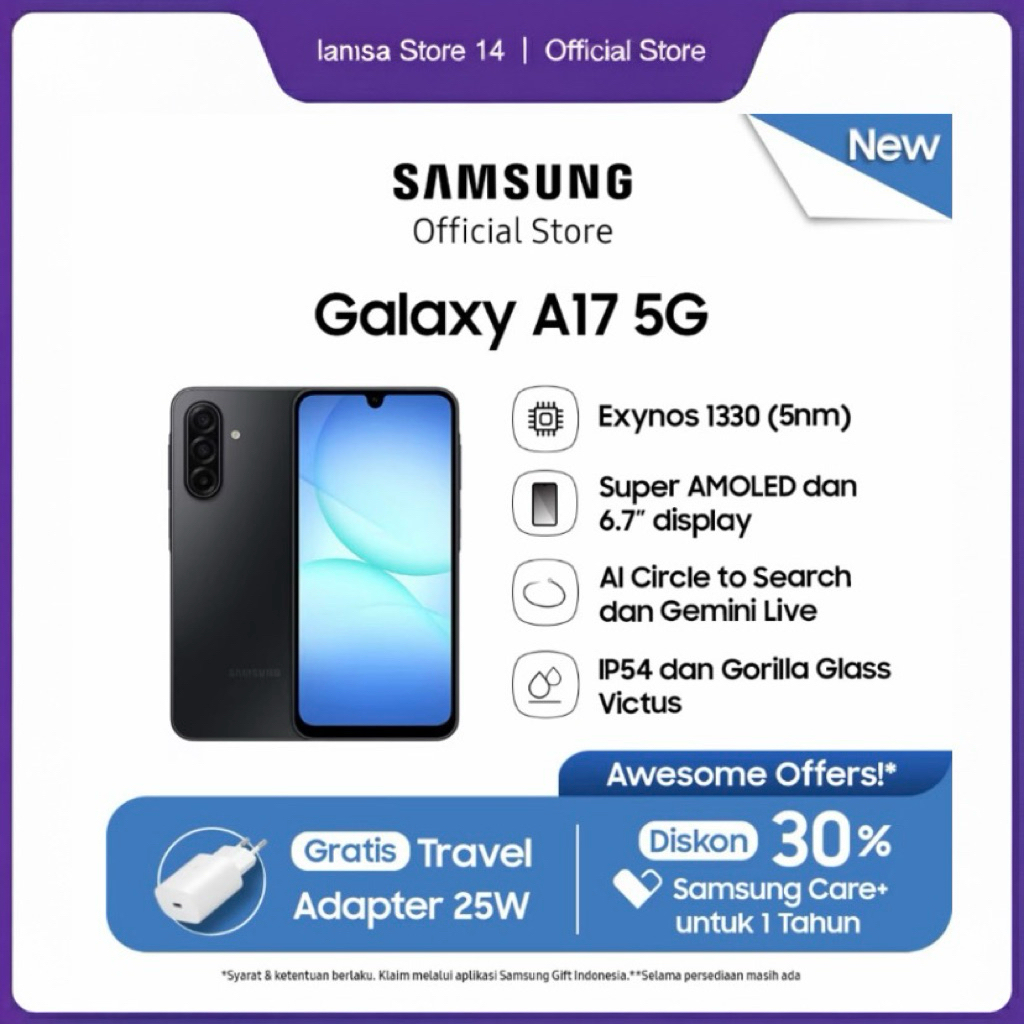 SAMSUNG GALAXY A17 5G 8/256GB