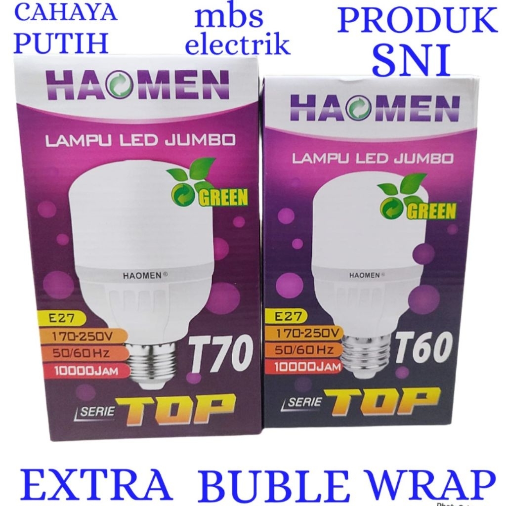 BOHLAM LED / LAMPU LED MURAH HAOMEN 60W-70W