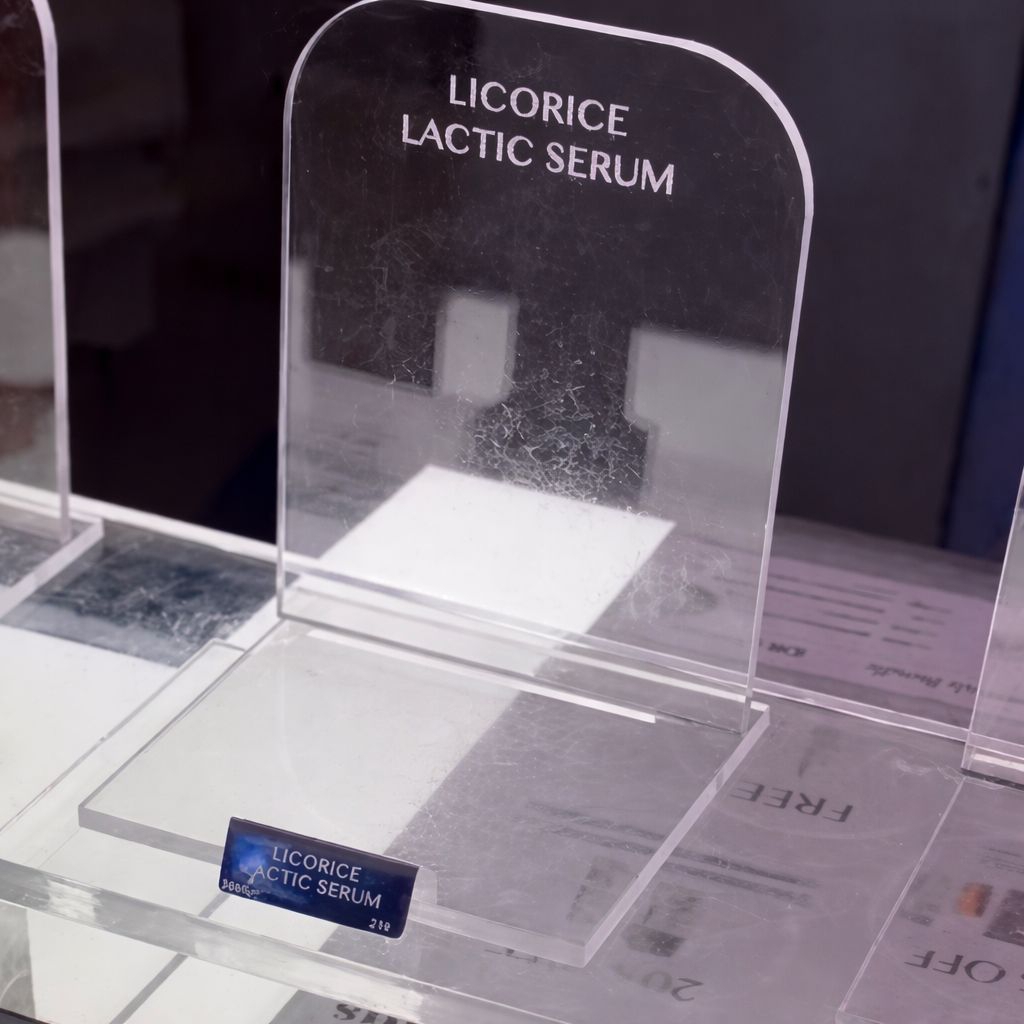 Standing Display | Display Produk Skincare Kosmetik Parfum | Akrilik Tebal 3mm