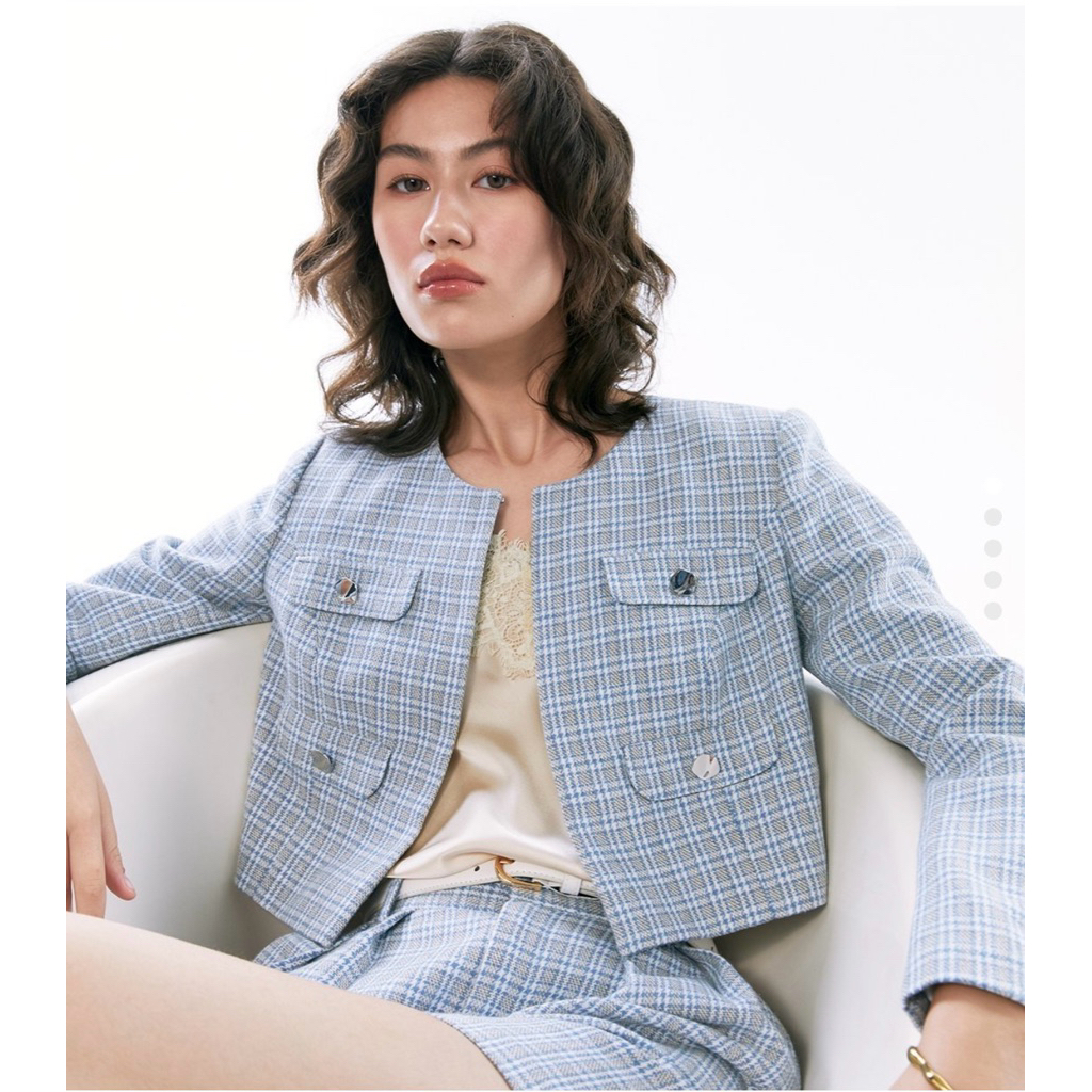 Plaid Jacket POMELO