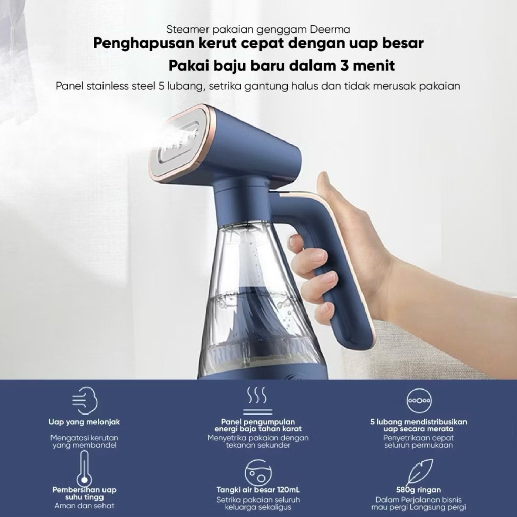 Ready Setrika Uap Preloved Deerma