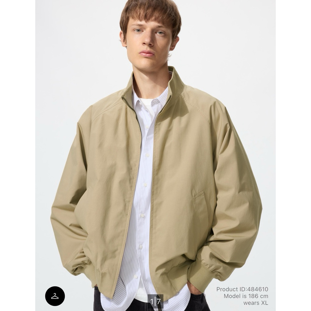 MEN Harrington Jacket Pria UNIQLO