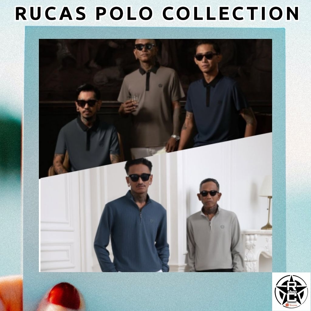 RUCAS TAILOR POLO SHIRT / RUCAS TAILOR "TEXTURED LONG SLEEVE"