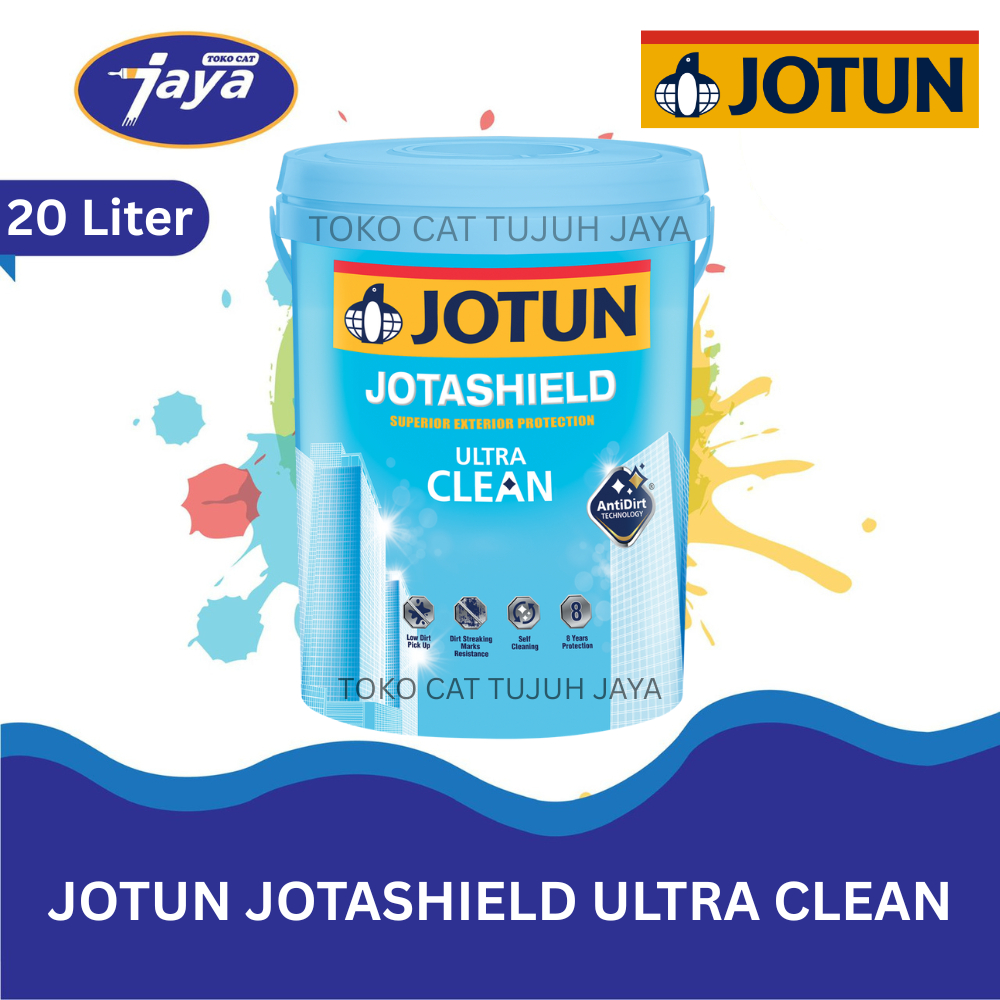 JOTUN CAT TEMBOK EKSTERIOR JOTUN JOTASHIELD ULTRA CLEAN 20 LITER 20Liter Pail ORIGINAL