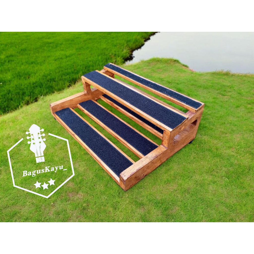 pedal board efek gitar - pedal board - pedalboard - pedal board kayu - pedalboard kayu - pedaltrain 