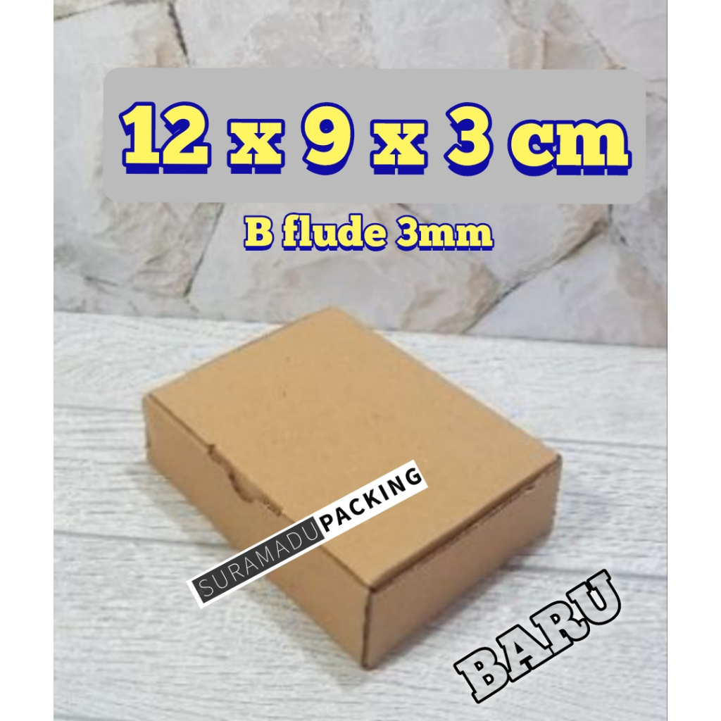 Kardus box packing DIE CUT 12x9x3 cm bahan B-flude 3mm DIE CUT PIZZA kardus box packing  Die cut piz