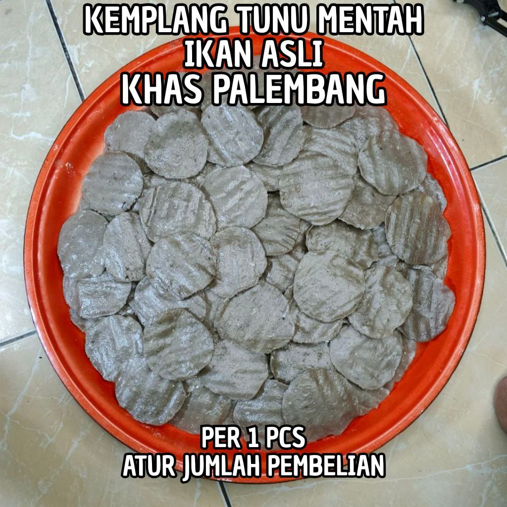 KEMPLANG TUNU MENTAH IKAN ASLI PEMULUTAN PALEMBANG