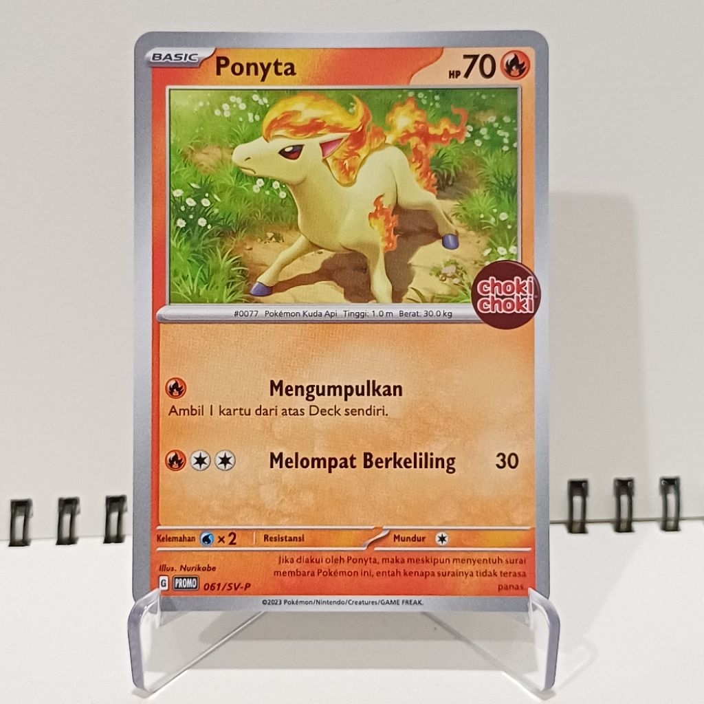 Ponyta Choki - Choki - Kartu Pokemon TCG Indonesia - Scarlet & Violet Promo | 061/SV-P | Promo ORIGI