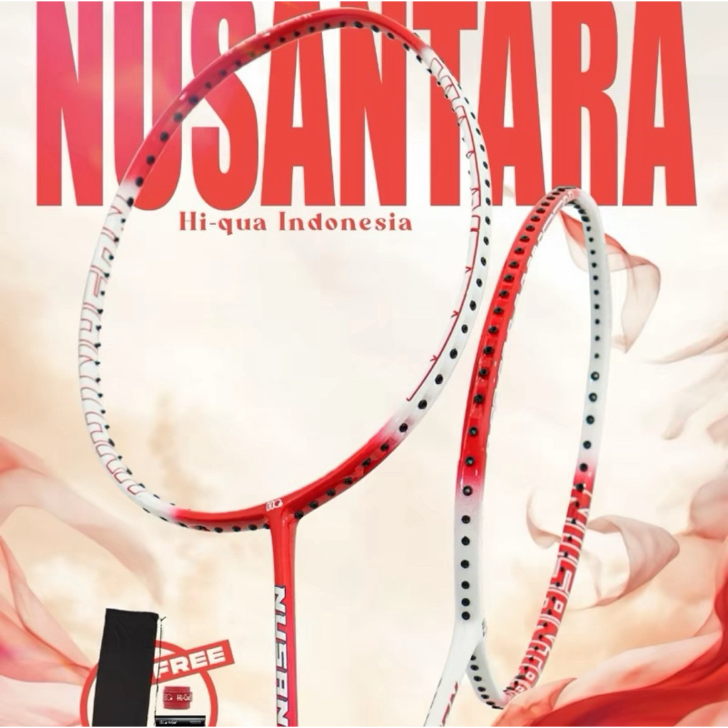 RAKET BADMINTON HIQUA NUSANTARA ORIGINAL