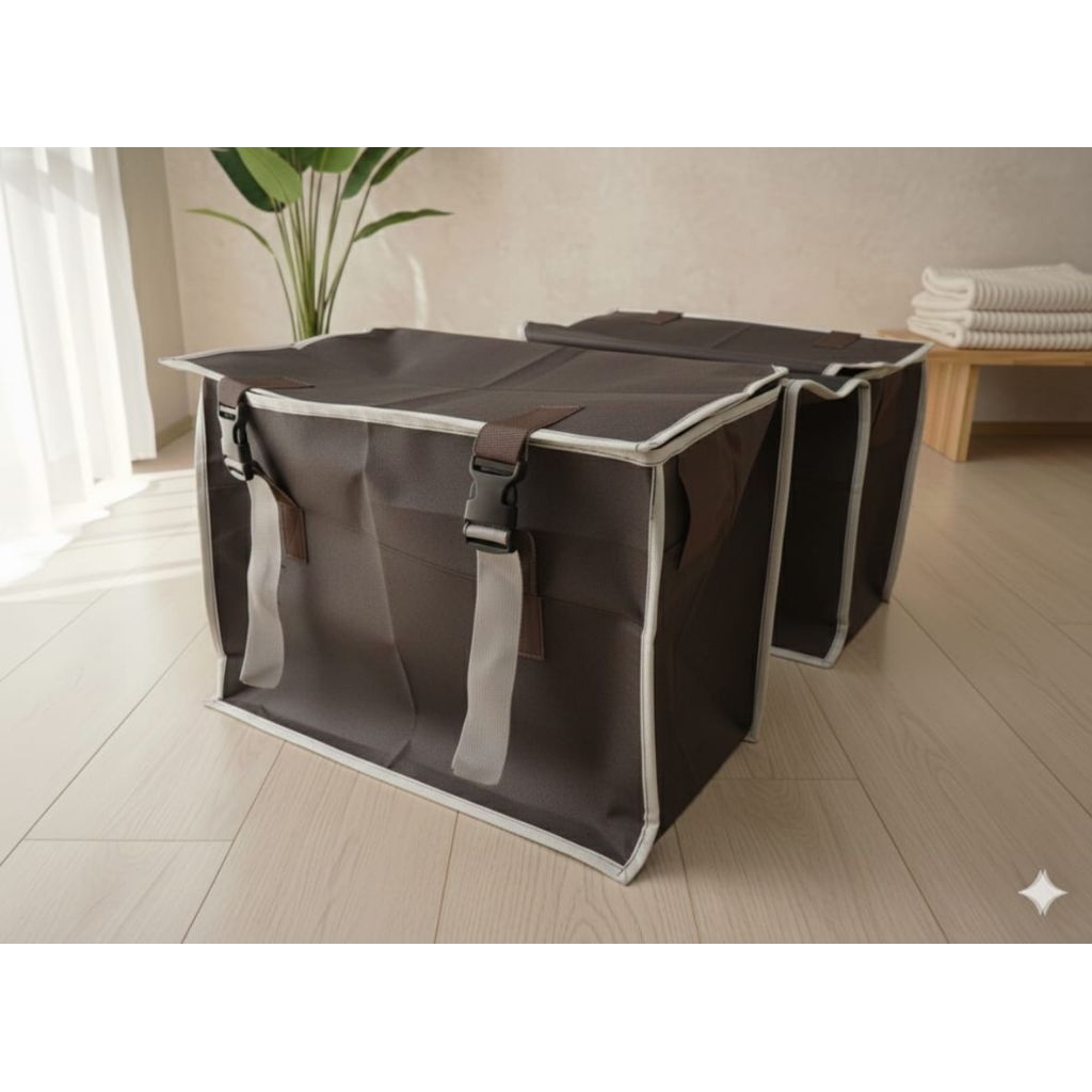 Tas Bagasi Motor Obrok Jala Jumbo dan Super Jumbo Muat Banyak Tas kurir gendongan belakang motor box