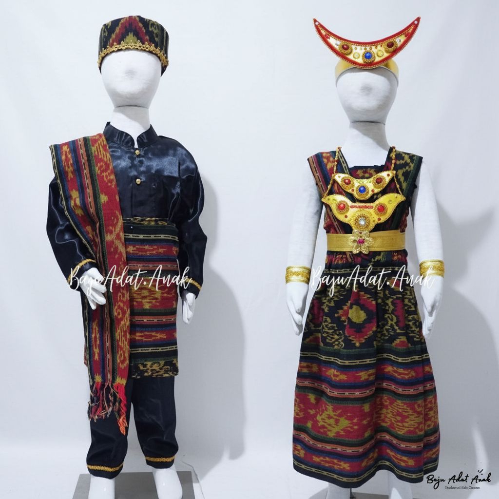 BAJU ADAT NTT ANAK | PAKAIAN TRADISIONAL NTT FLORES NUSA TENGGARA TIMUR | BAJU ADAT NTT ANAK PEREMPU