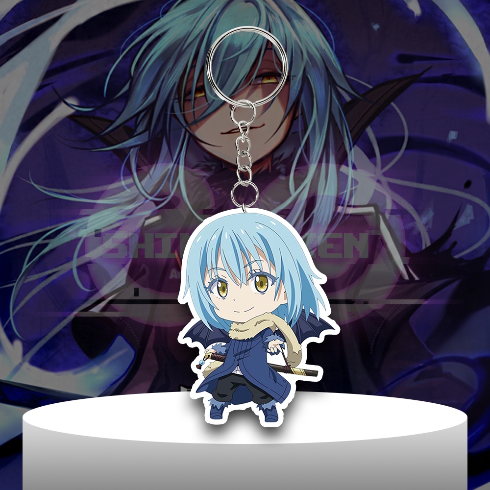 Gantungan Kunci Anime Tensei Shitara Slime Datta Ken - Rimuru Tempest - Ganci Akrilik - Keychain Acr