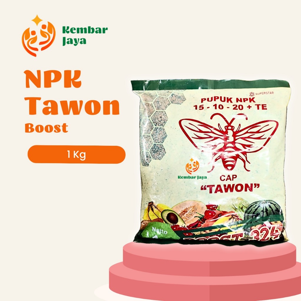 Pupuk NPK 15-10-20+TE Cap Tawon Boost 1Kg