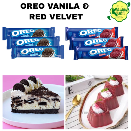 Oreo Biskuit Roll Vanilla - Oreo redvelvet