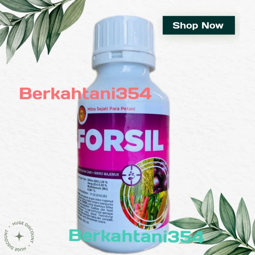 pupuk buah silika cair dan mikro majemuk forsil 500ml / multimikro Forsil 500ml / pupuk seng FORSIL